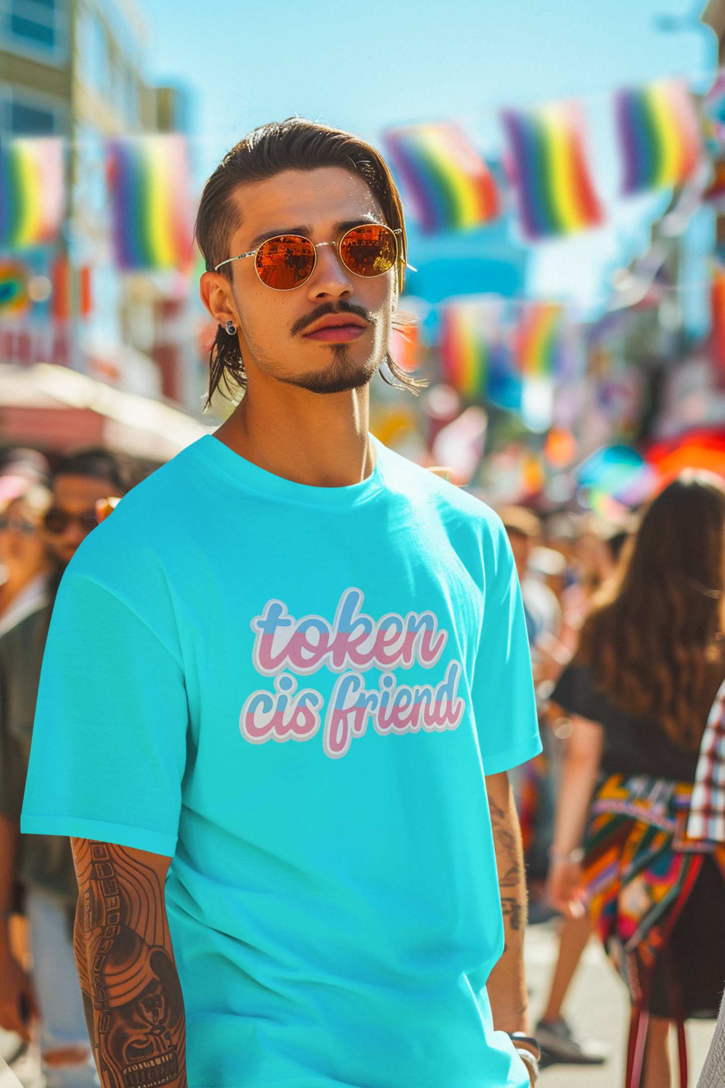 TOKEN CIS FRIEND PRIDE TSHIRT